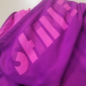 Girl Size 12 pink star graphic raglan long sleeve hoodie By XERSION